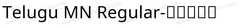 Telugu MN Regular字体转换